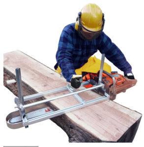 using carbide tipped chainsaw chain to cut hardwood